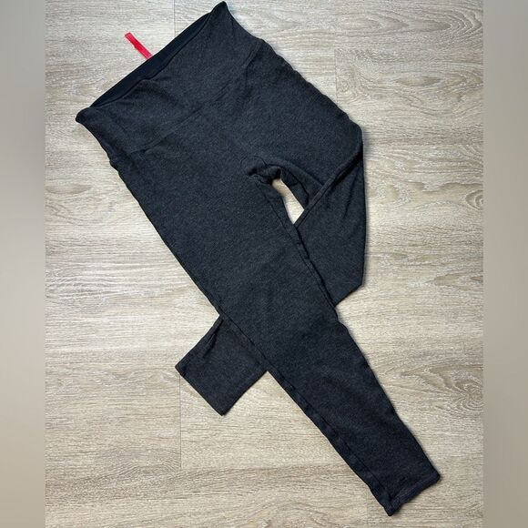 SPANX | Ready to Wow Charcoal Leggings Size Medium - Picture 2 of 7